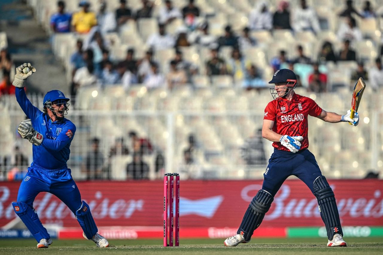 Gian-Piero Meade catches Harry Brook behind the stumps, England vs Italy, Eden Gardens, T20 World Cup, February 16, 2026