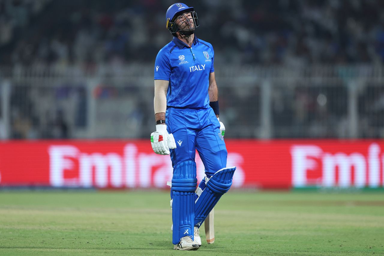 Grant Stewart made 45 off 23 balls, England vs Italy, Eden Gardens, T20 World Cup, February 16, 2026