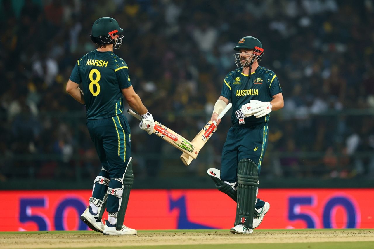 Mitchell Marsh and Travis Head added 104 runs for the opening wicket, Sri Lanka vs Australia, T20 World Cup 2026, Pallekele, February 16, 2026