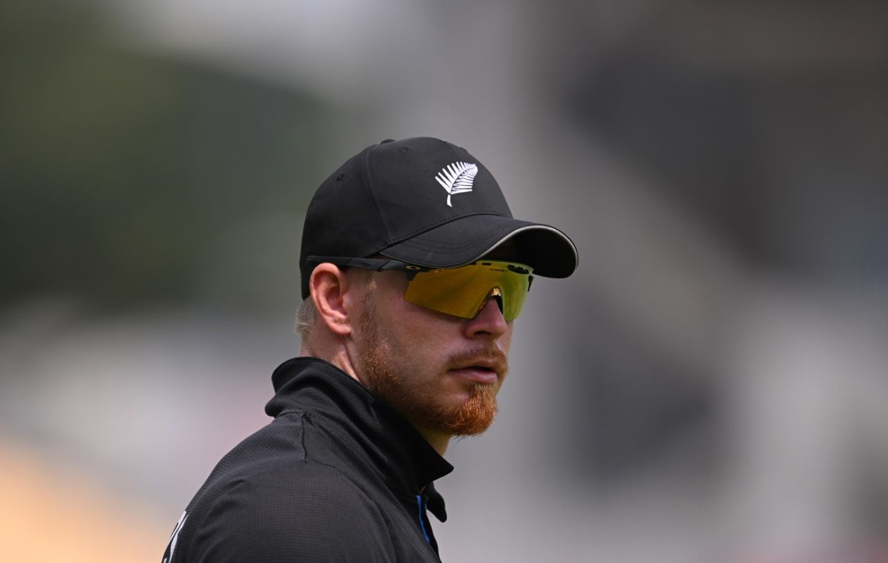 Glenn Phillips looks on, Canada vs New Zealand, T20 World Cup, Chennai, February 17, 2026