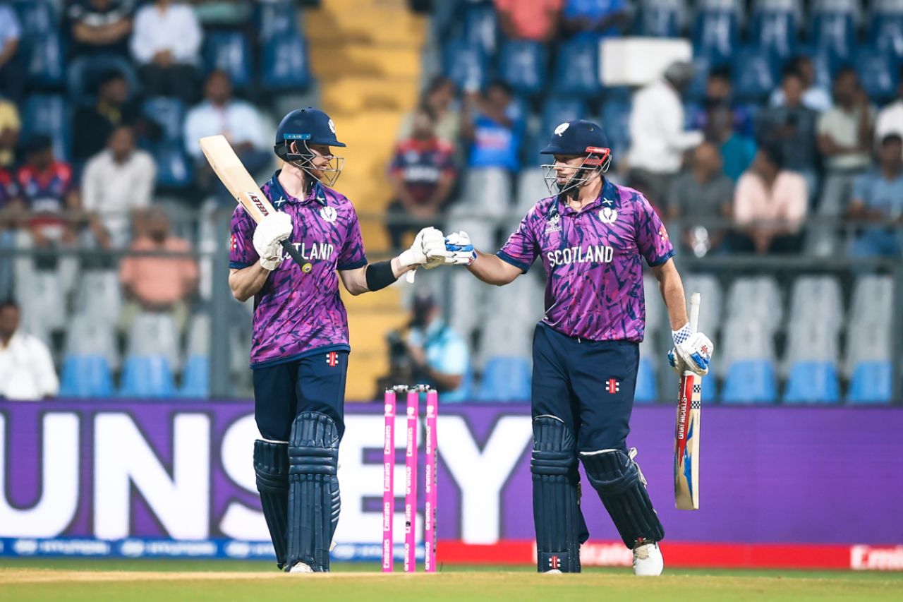 Michael Jones and George Munsey gave Scotland a strong start in the powerplay, Scotland vs Nepal, T20 World Cup, Mumbai, February 17, 2026