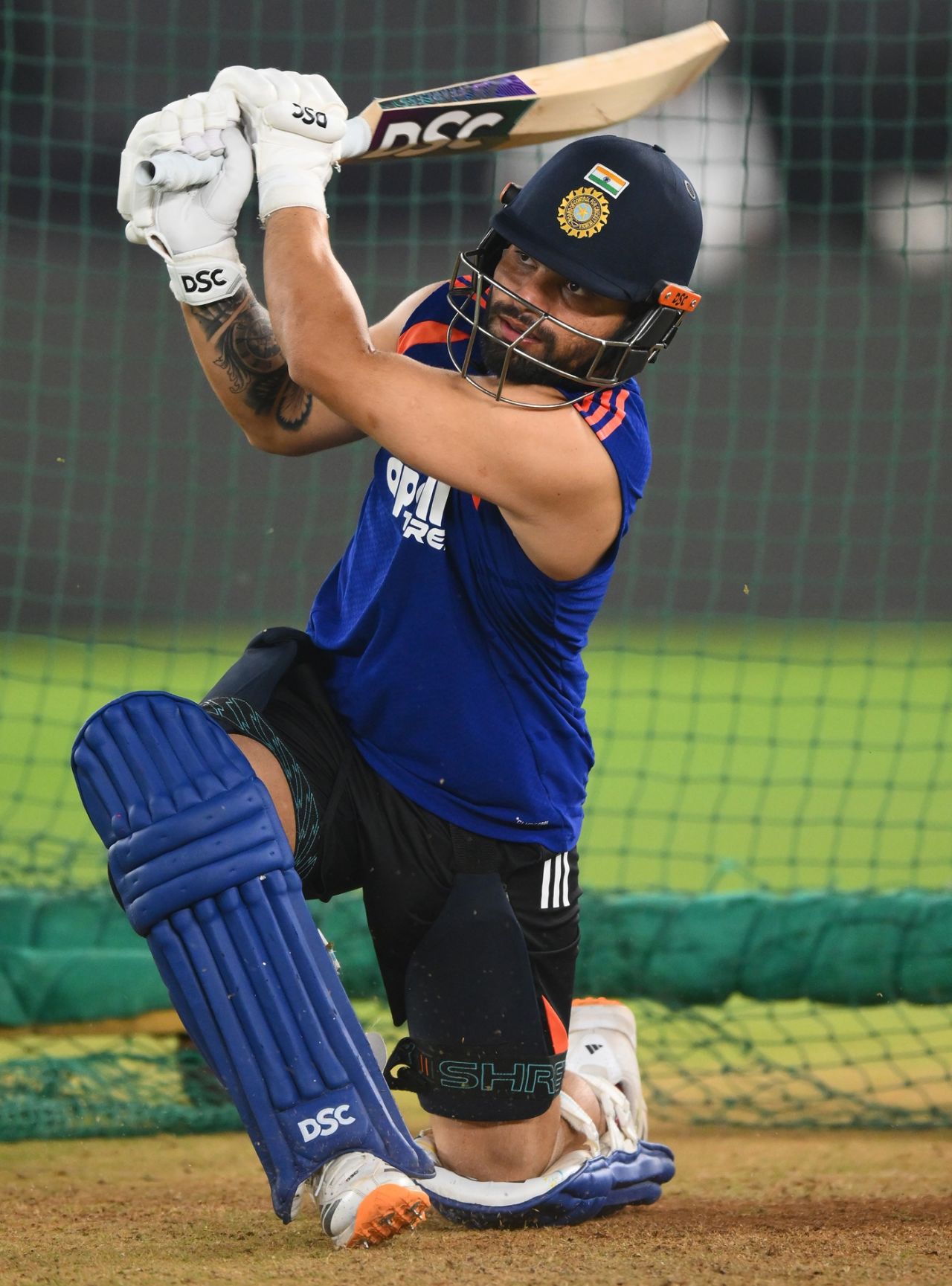 Rinku Singh bats in India's nets, India vs Netherlands, Men's T20 World Cup, Ahmedabad, February 17, 2026