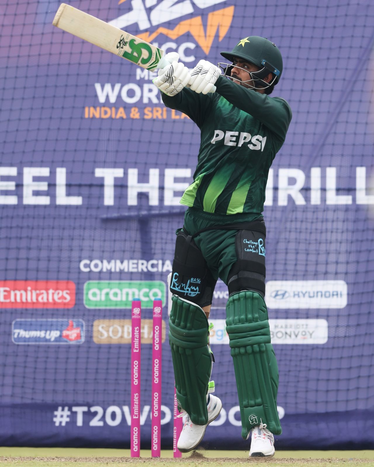 Babar Azam upper-cuts, Pakistan vs Namibia, Men's T20 World Cup, SSC, Colombo, February 17, 2026