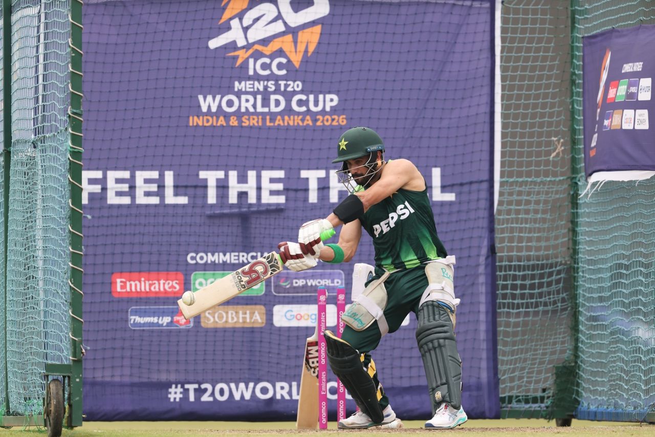 Sahibzada Farhan slaps one, Pakistan vs Namibia, Men's T20 World Cup, SSC, Colombo, February 17, 2026