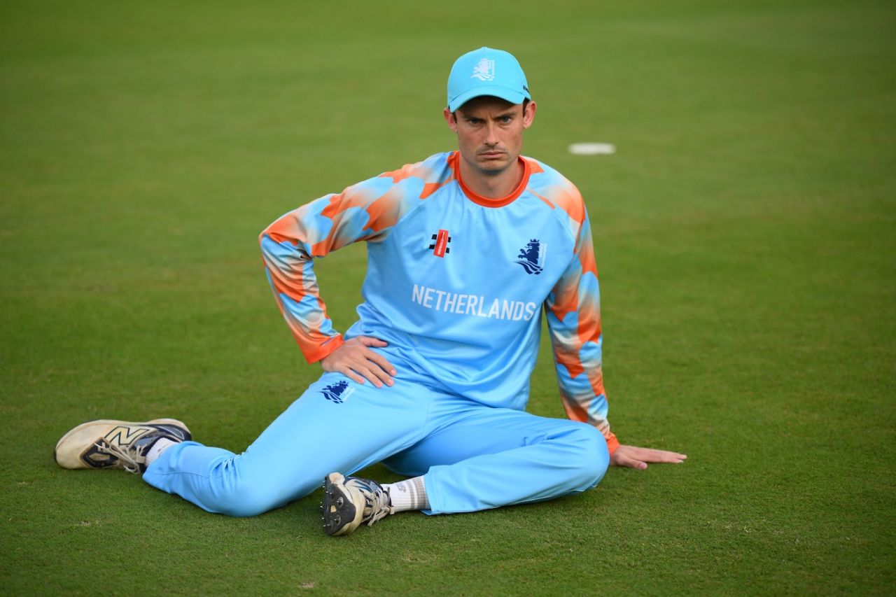 Scott Edwards was found in a serious mood before the toss, India vs Netherlands, T20 World Cup, Ahmedabad, February 18, 2026