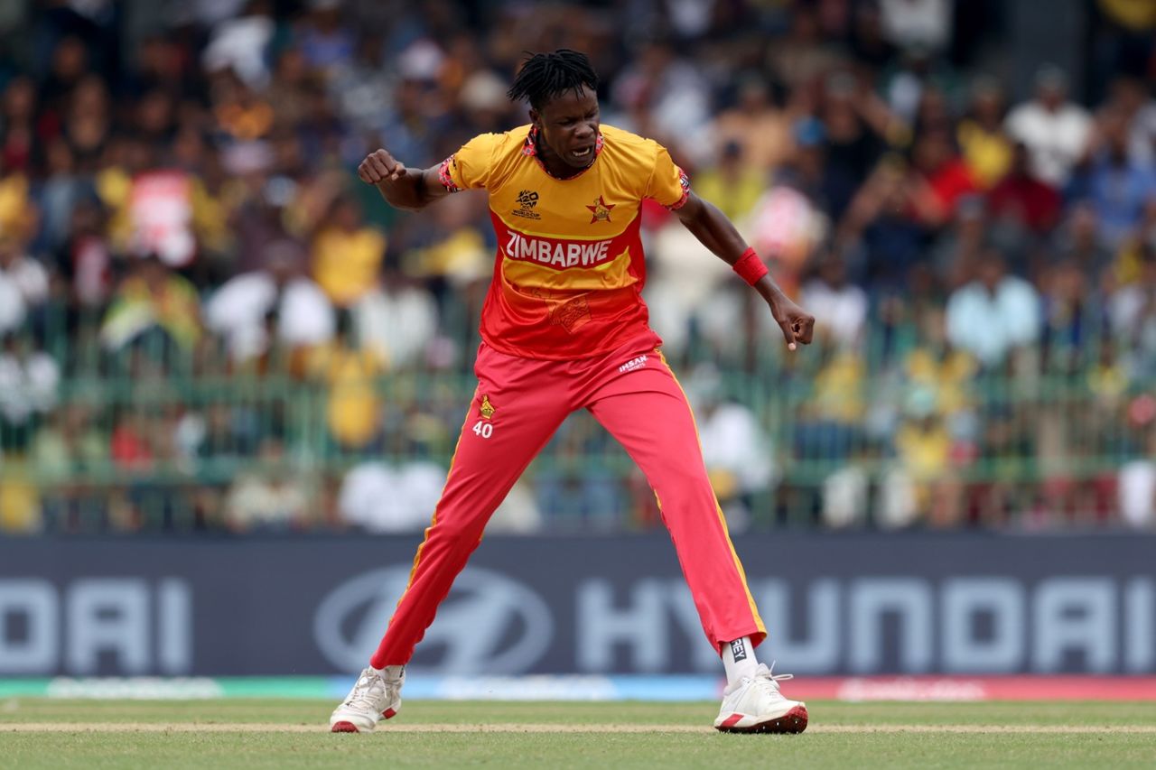 Blessing Muzarabani ended an aggressive opening stand, Sri Lanka vs Zimbabwe, T20 World Cup 2026, Colombo (RPS), February 19, 2026