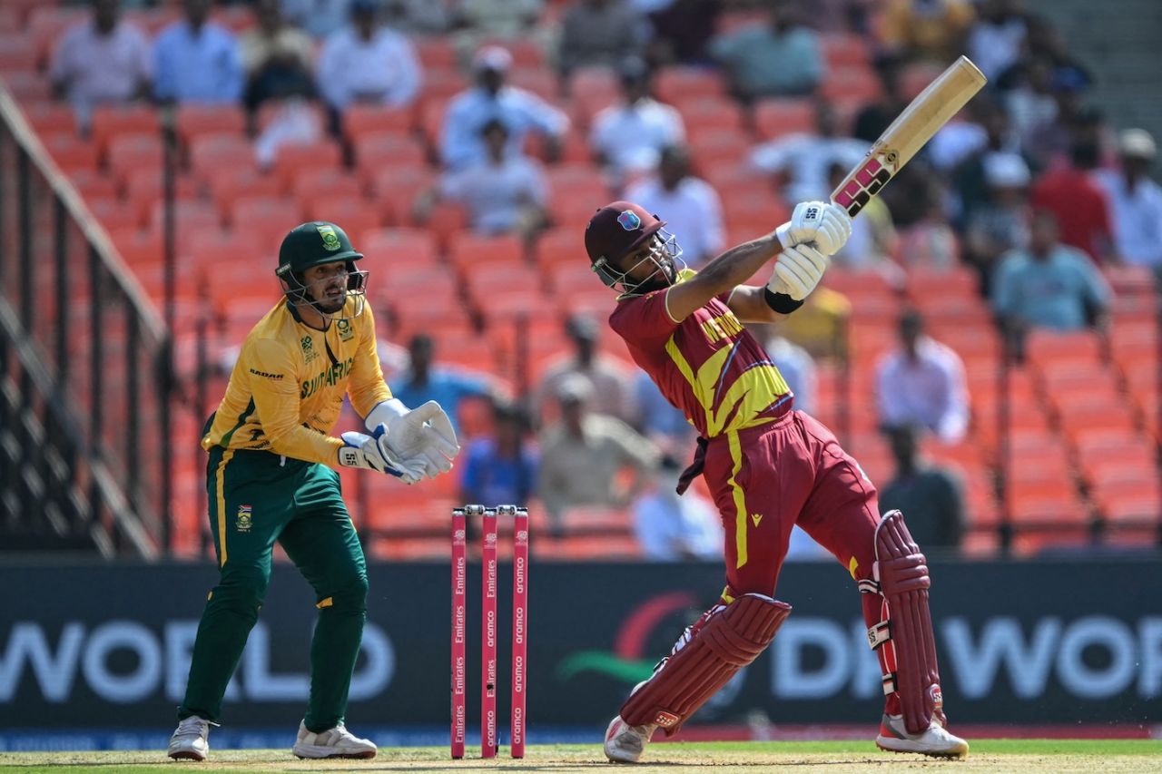 Shai Hope came out all guns blazing in the first over, South Africa vs West Indies, T20 World Cup Super Eight, Ahmedabad, February 26, 2026