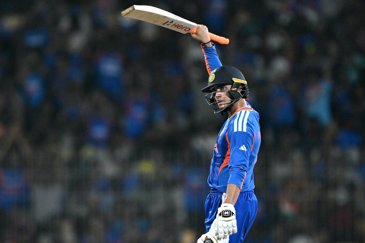 Despite bringing it up off 26 balls, Abhishek Sharma's fifty was his second slowest across 11 instances in T20Is, India vs Zimbabwe, T20 World Cup 2026, Super Eight, Chennai, February 26, 2026