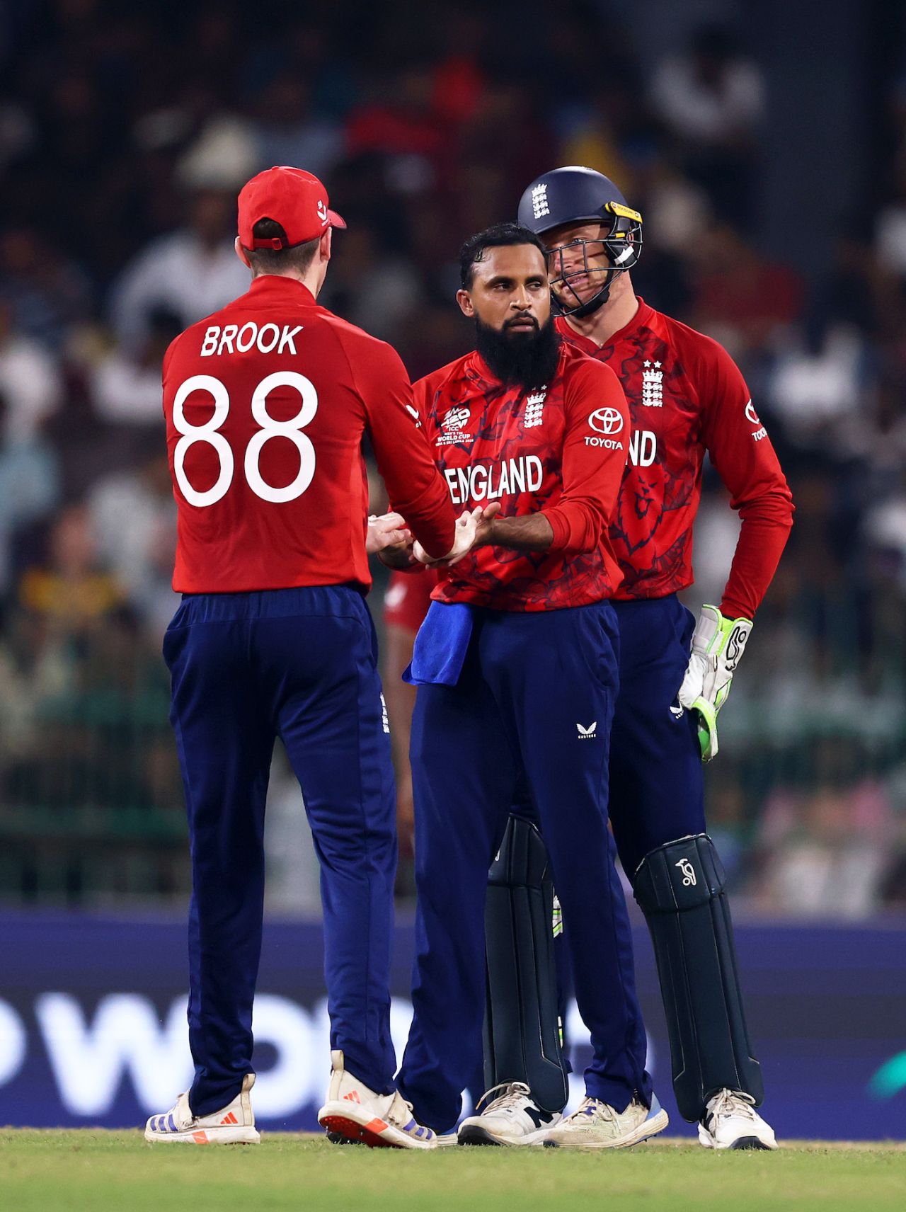 Adil Rashid had Mark Chapman stumped with a 73kph ball, New Zealand vs England, Super Eight, ICC Men's T20 World Cup, R Premadasa Stadium, Colombo, February 27, 2026