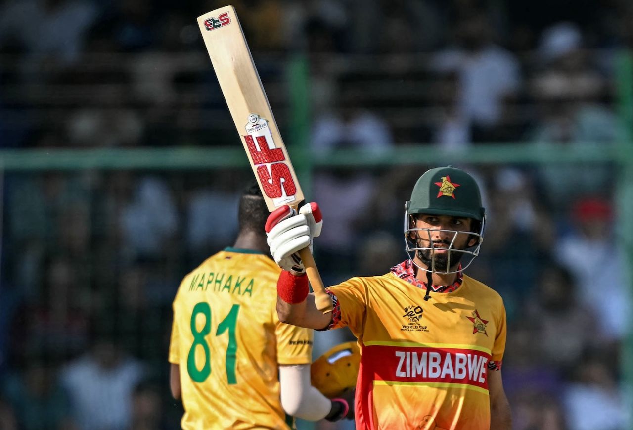 Sikandar Raza ended his tournament with a 29-ball fifty, South Africa vs Zimbabwe, T20 World Cup Super Eight, Delhi, March 1, 2026