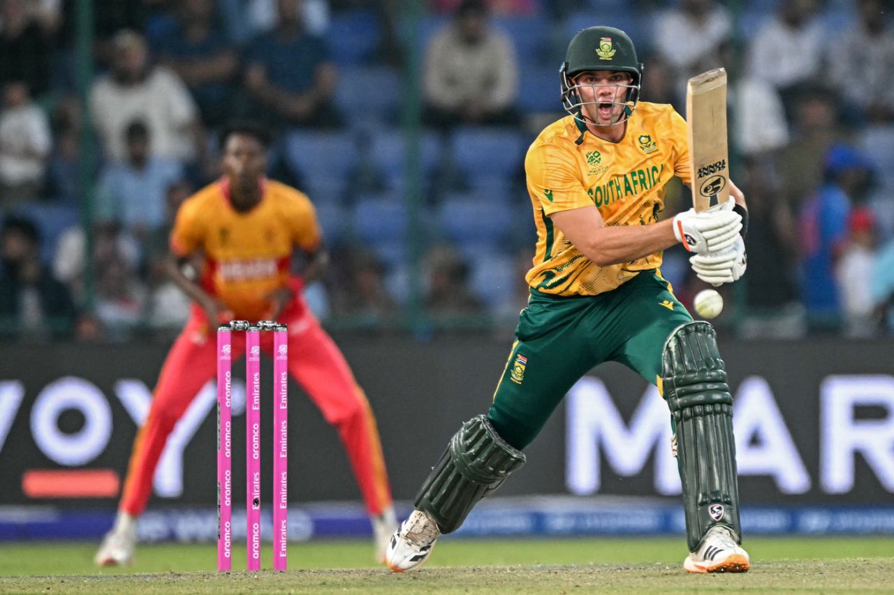 Tristan Stubbs eased South Africa's nerves, South Africa vs Zimbabwe, T20 World Cup Super Eight, Delhi, March 1, 2026