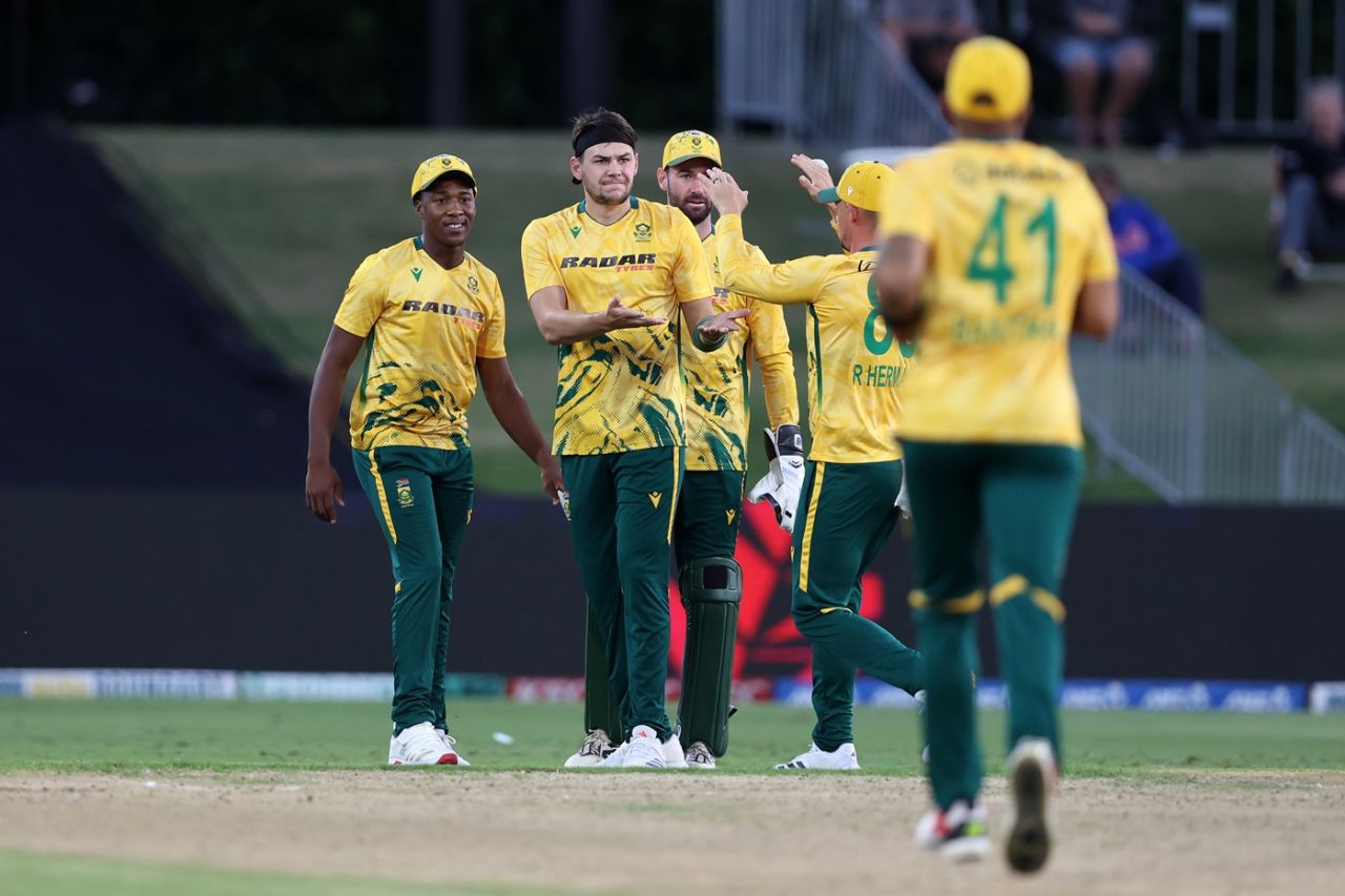 Gerald Coetzee rattled New Zealand early, New Zealand vs South Africa, 1st men's T20I, Mount Maunganui, March 15 2026