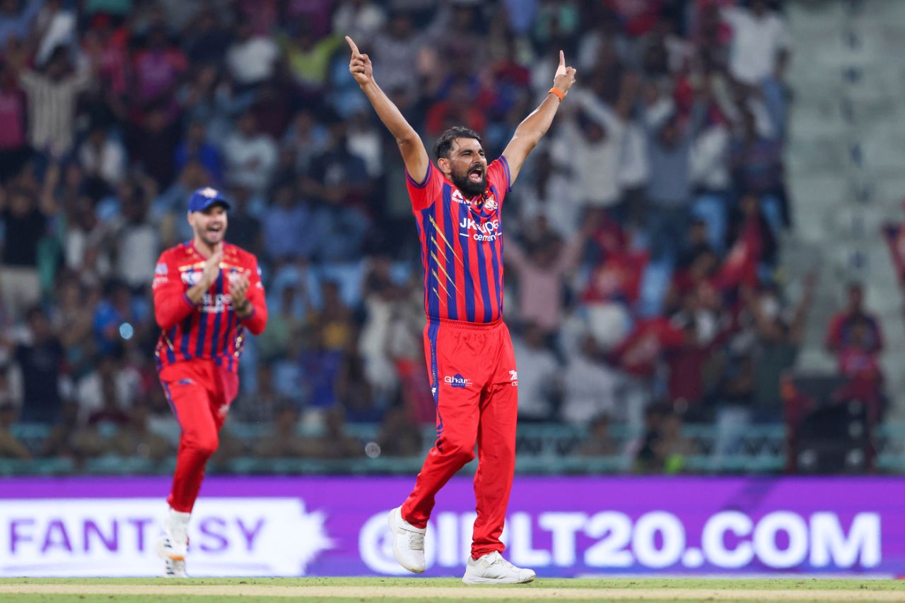 Mohammed Shami made an early breakthrough, Lucknow Super Giants vs Delhi Capitals, IPL 2026, Lucknow, April 1, 2026
