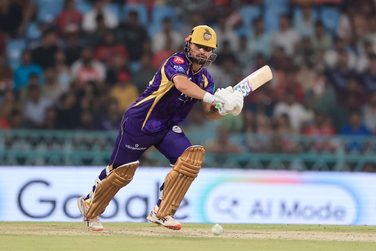Rinku Singh anchored KKR through the middle overs, Lucknow Super Giants vs Kolkata Knight Riders, IPL 2026, Lucknow, April 26, 2026