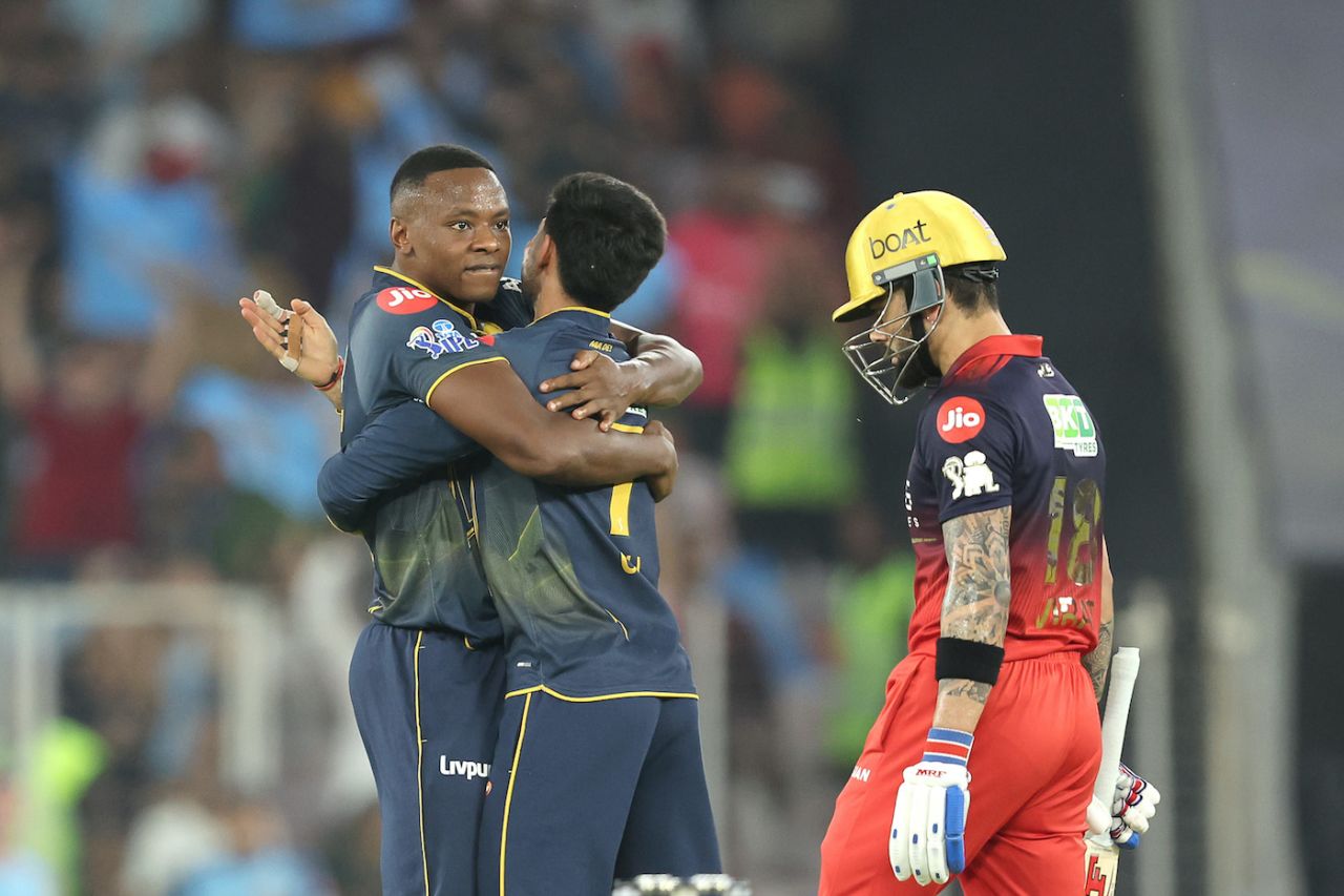 Kagiso Rabada had the last laugh after conceding five consecutive boundaries against Virat Kohli, Gujarat Titans vs Royal Challengers Bengaluru, IPL 2026, Ahmedabad, April 30, 2026