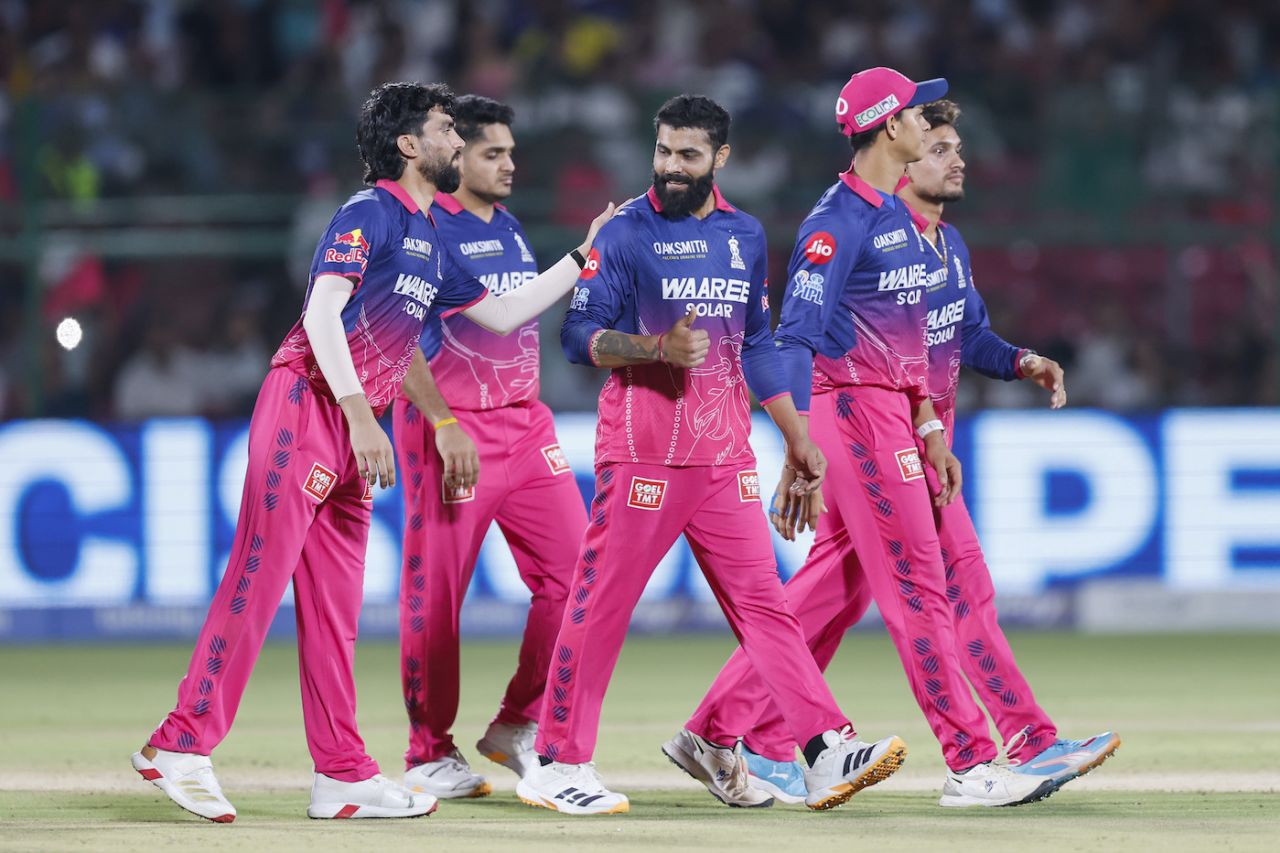 Ravindra Jadeja took the first wicket in the tenth over, Rajasthan Royals vs Delhi Capitals, IPL 2026, Jaipur, May 1, 2026