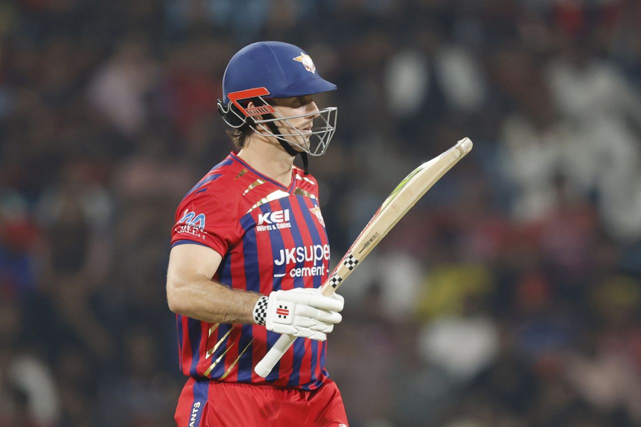 Mitchell Marsh brought up a rapid fifty, Lucknow Super Giants vs Royal Challengers Bengaluru, IPL 2026, Lucknow, May 7, 2026