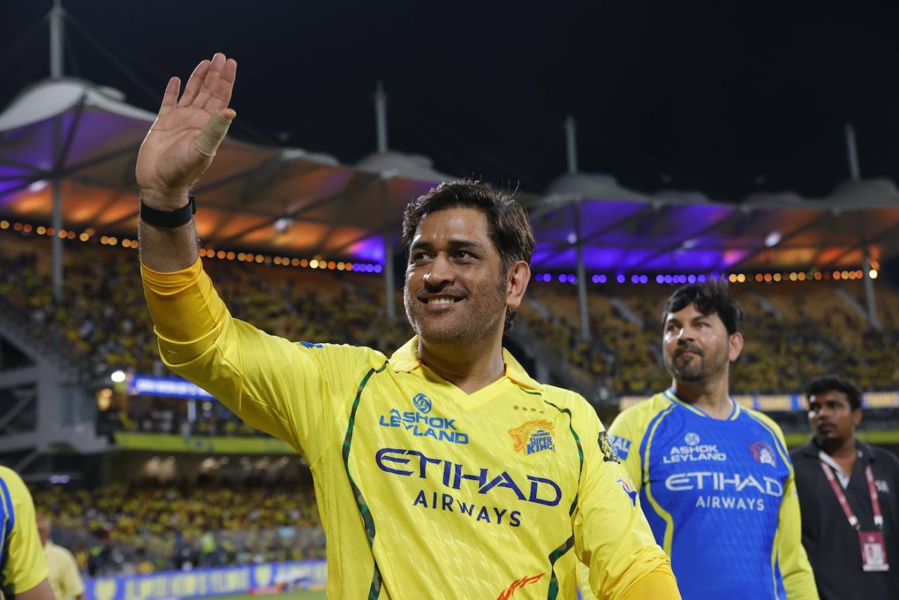 The Chepauk fans had a rare glimpse of MS Dhoni this season, Chennai Super Kings vs Sunrisers Hyderabad, IPL 2026, Chennai, May 18, 2026