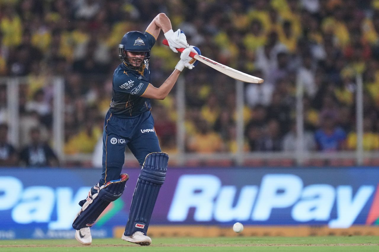 Shubman Gill played some lovely drives early on, Gujarat Titans vs Chennai Super Kings, Ahmedabad, IPL 2026, May 21, 2026