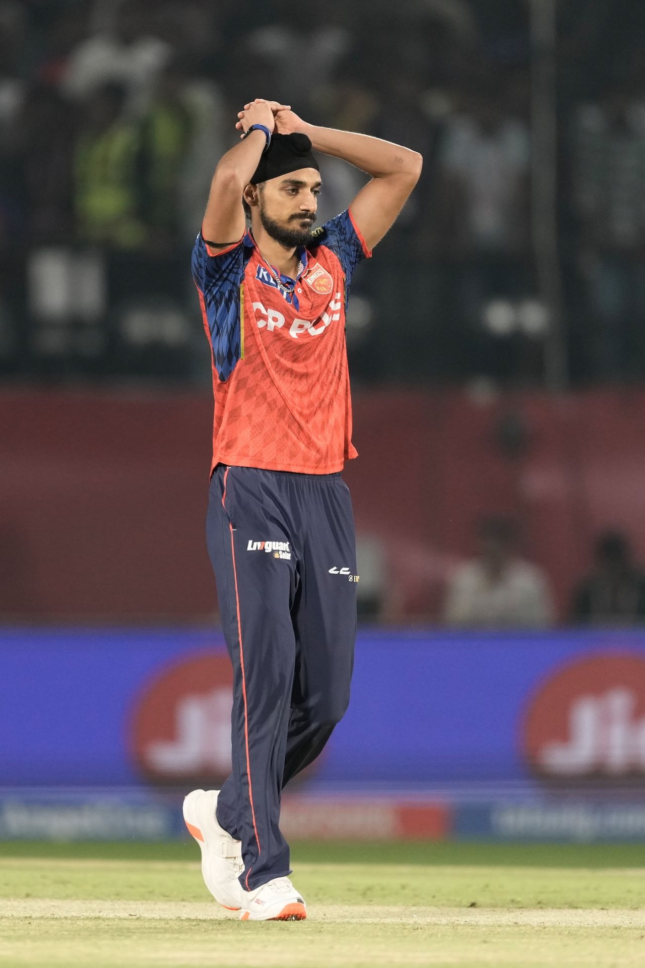 Arshdeep Singh reacts as things look bleak, Lucknow Super Giants vs Mumbai Indians, IPL 2026, Lucknow, May 23, 2026