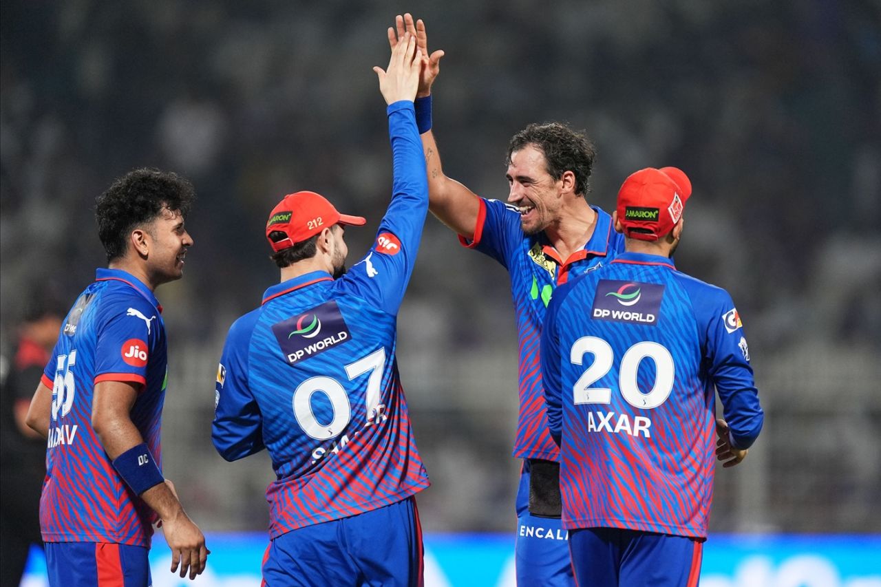Mitchell Starc picked up two wickets in an over, as KKR collapsed in a heap, Kolkata Knight Riders vs Delhi Capitals, IPL 2026, Kolkata, May 24, 2026