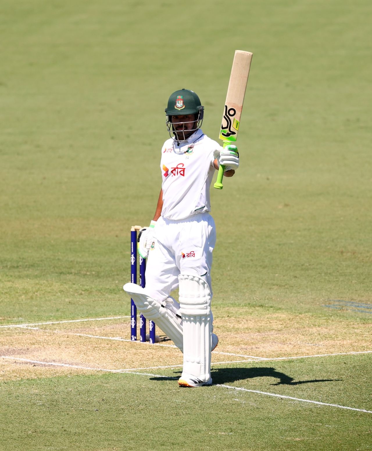 Najmul Hossain Shanto brought up a steady half-century, Australia vs Bangladesh, 1st Test, Darwin, 2nd day, August 14, 2026