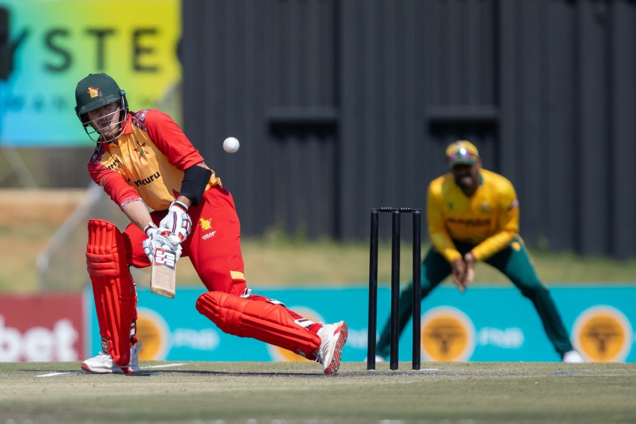Brian Bennett got cheeky early on, Zimbabwe vs South Africa, Namibia T20I Tri-Series, Windhoek, August 29, 2026