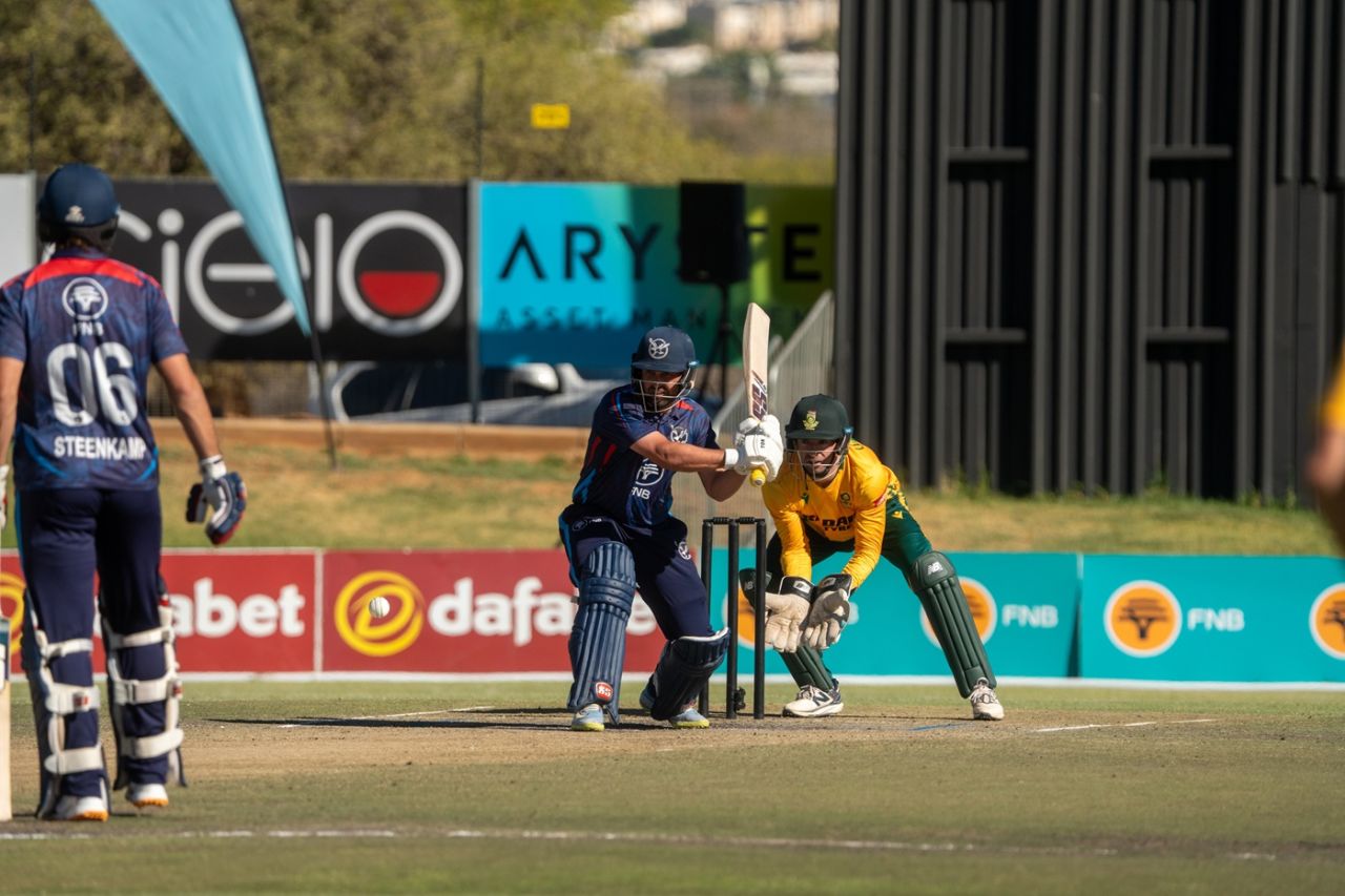 Jan Frylinck smashed 72 in the run chase, Namibia vs South Africa, Namibia T20I tri-series, Windhoek, September 4, 2026
