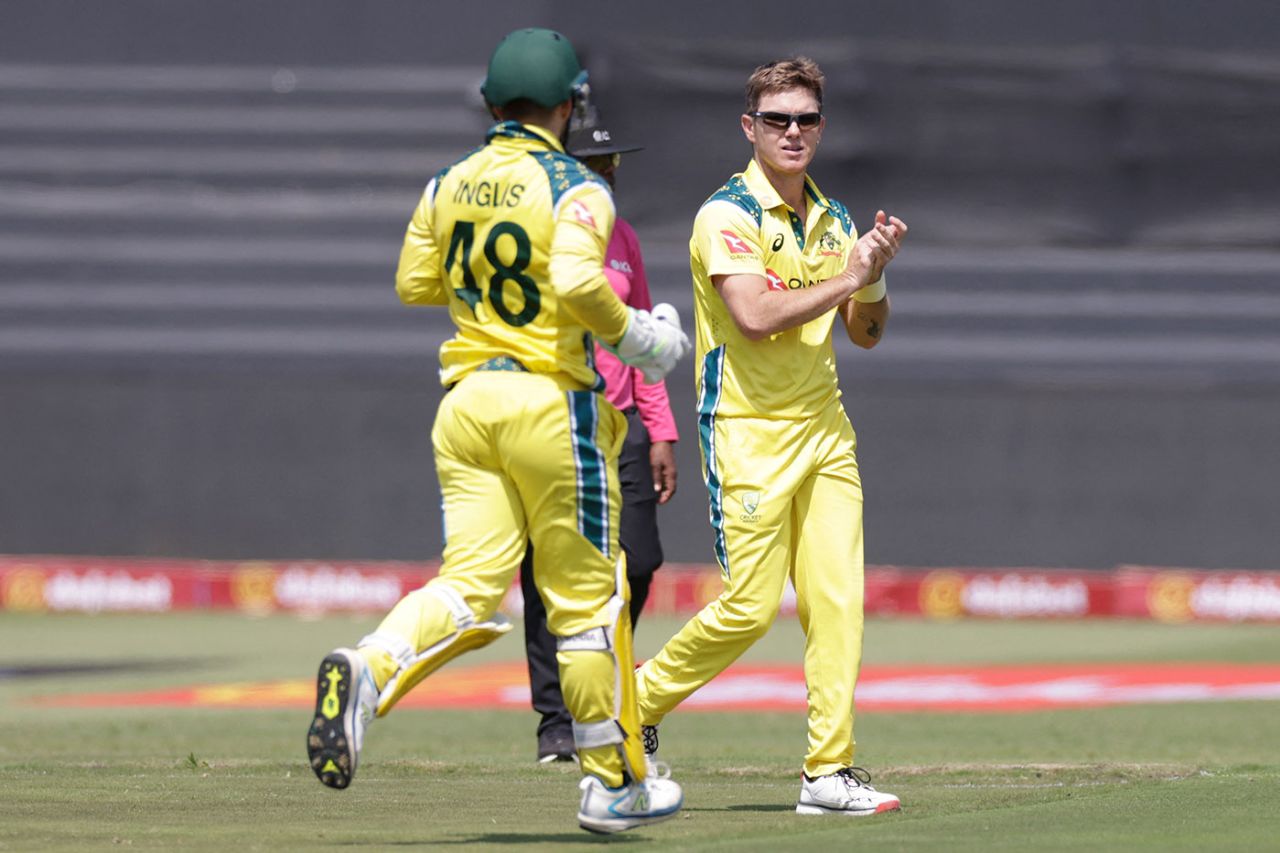 Adam Zampa chipped away, South Africa vs Australia, 1st ODI, Durban, September 24, 2026