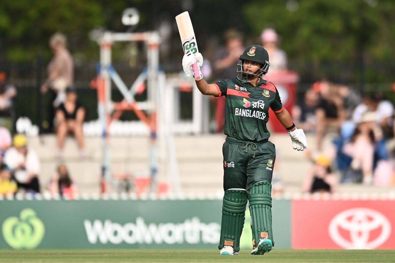 Sobhana Mostary scored a crucial fifty, Australia vs Bangladesh, 2nd women's ODI, Brisbane, October 11, 2026