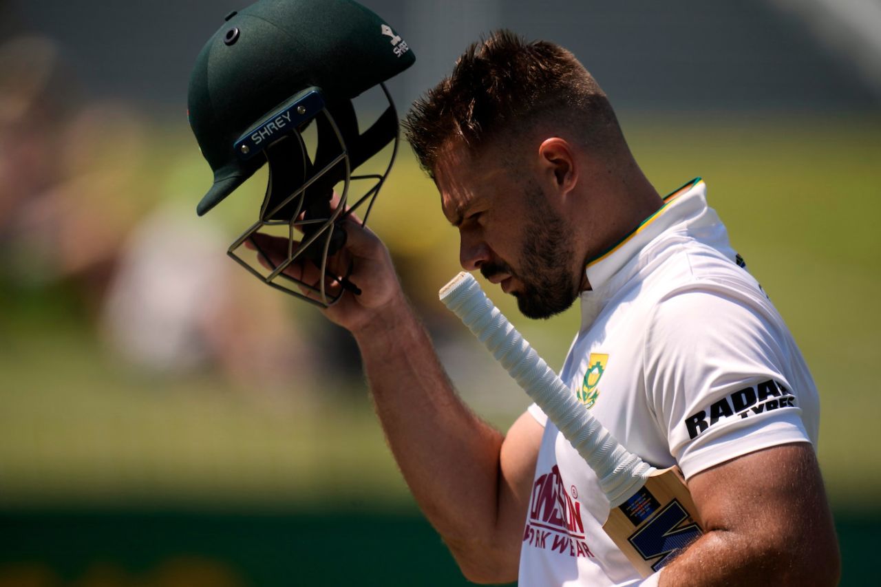 Aiden Markram fell against the run of play, South Africa vs Australia, 1st Test, Day 3, Durban, October 11, 2026