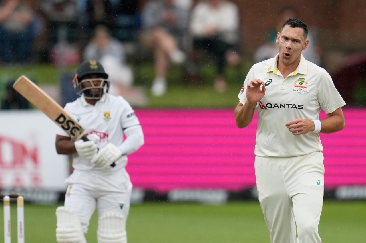Scott Boland kept working batters over, South Africa vs Australia, 2nd Test, Gqeberha, 1st day, October 18, 2026