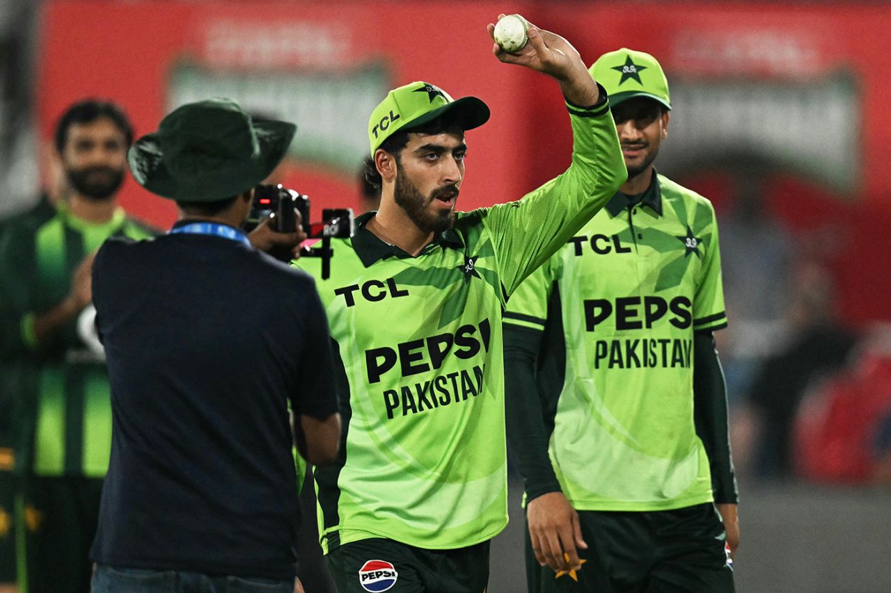 Arafat Minhas walked off with a six-wicket haul and a run-out, Pakistan vs England, Tri-series, Rawalpindi, October 20, 2026