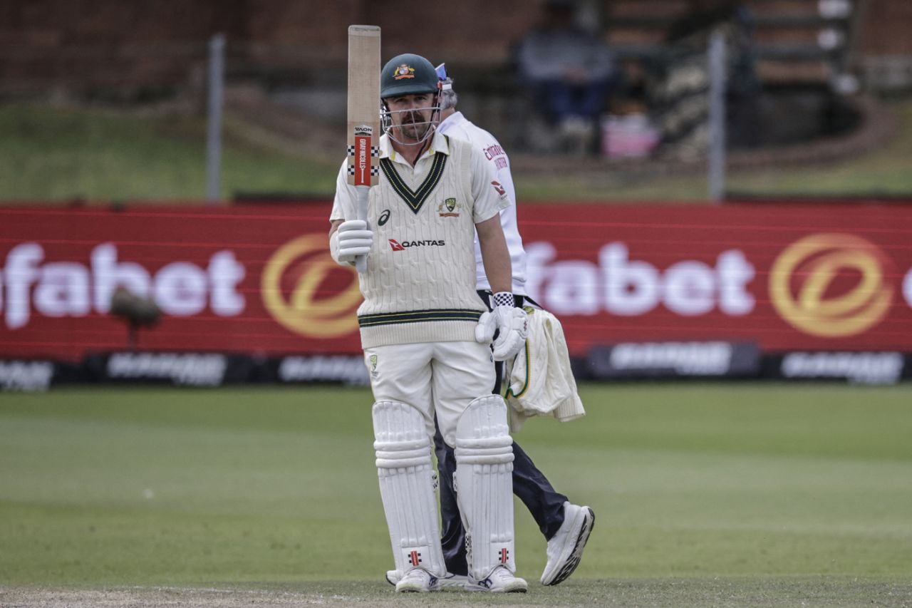 Travis Head brought up a fighting fifty, South Africa vs Australia, 2nd Test, Gqeberha, Day 4, October 21, 2026