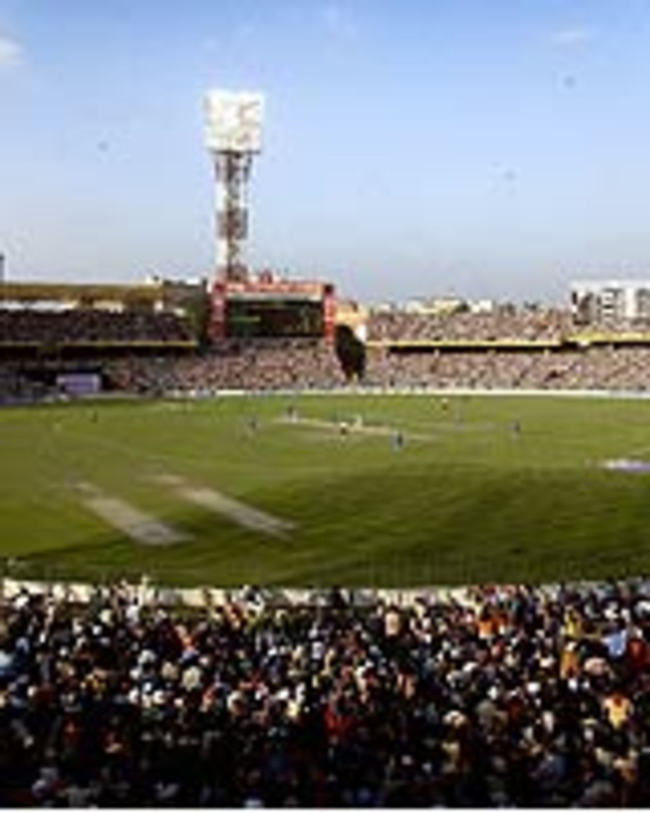 A general view of the ground during the 1st India v England One Day International match at Eden Gardens Cricket Stadium, Kolkata, India