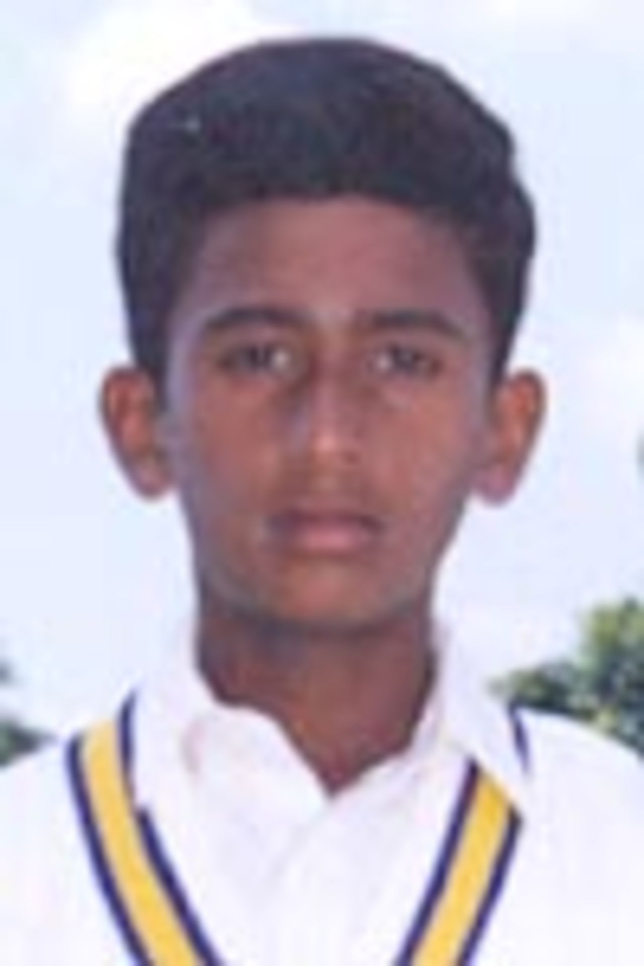 AG Pradeep, Andhra Under-14, Portrait
