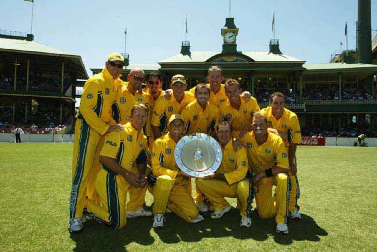 Australia with the new ICC ODI Championship Shield