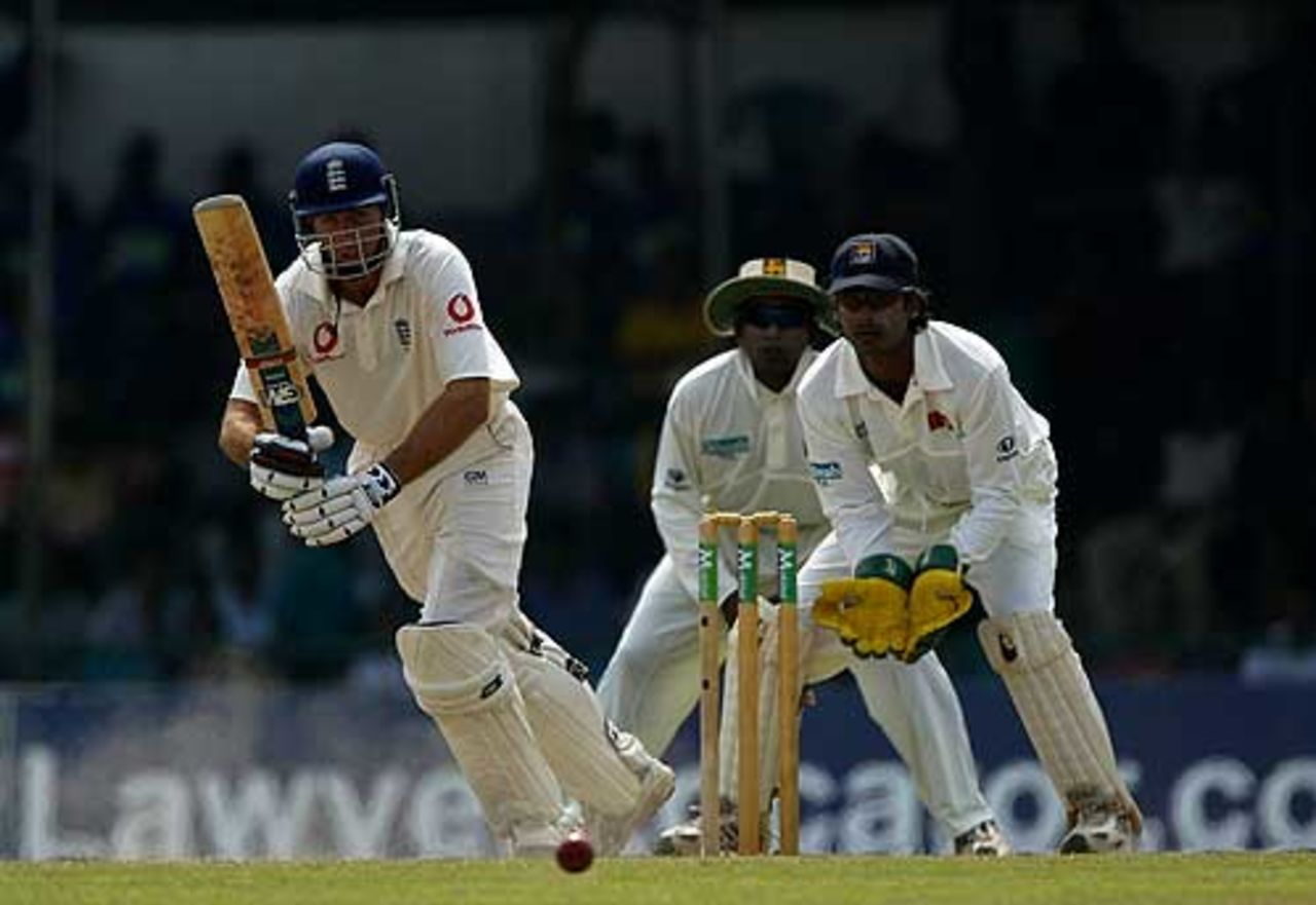 Michael Vaughan during his hundred on the fifth day at Kandy, Sri Lanka v England, 2nd Test, Kandy, December 14, 2003