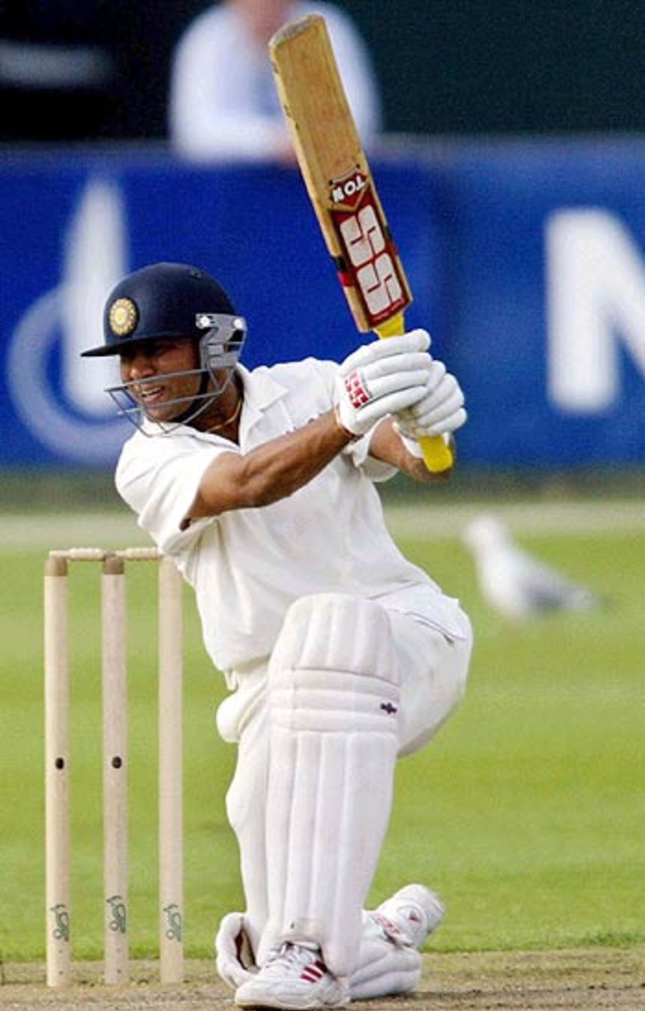 Move over Beethoven. <i>This</i> is classical. Akash Chopra launches into a cover-drive, Australia A v Indians, tour game, Hobart, 1st day, December 19, 2003