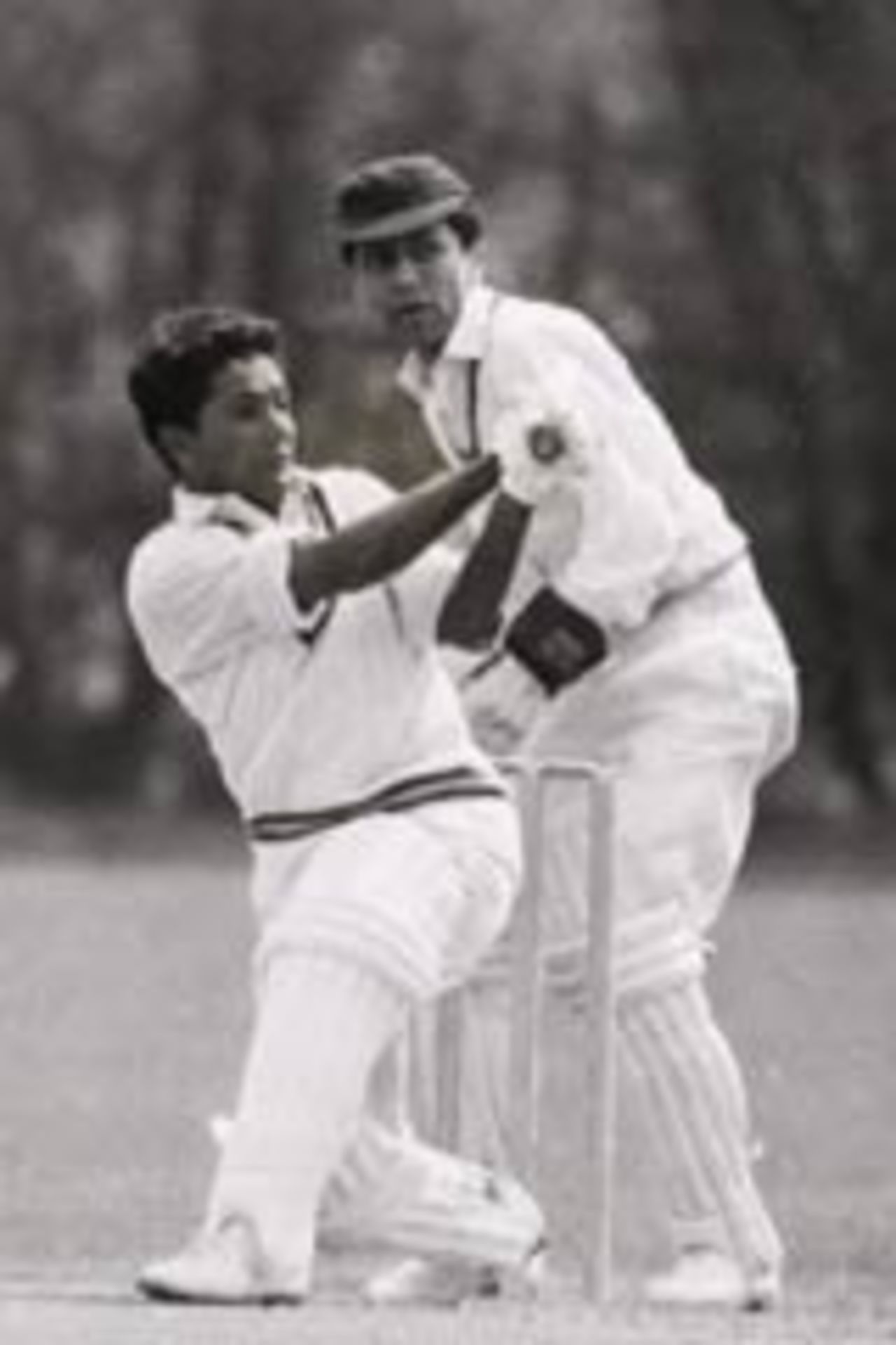 Hanif Mohammad in action