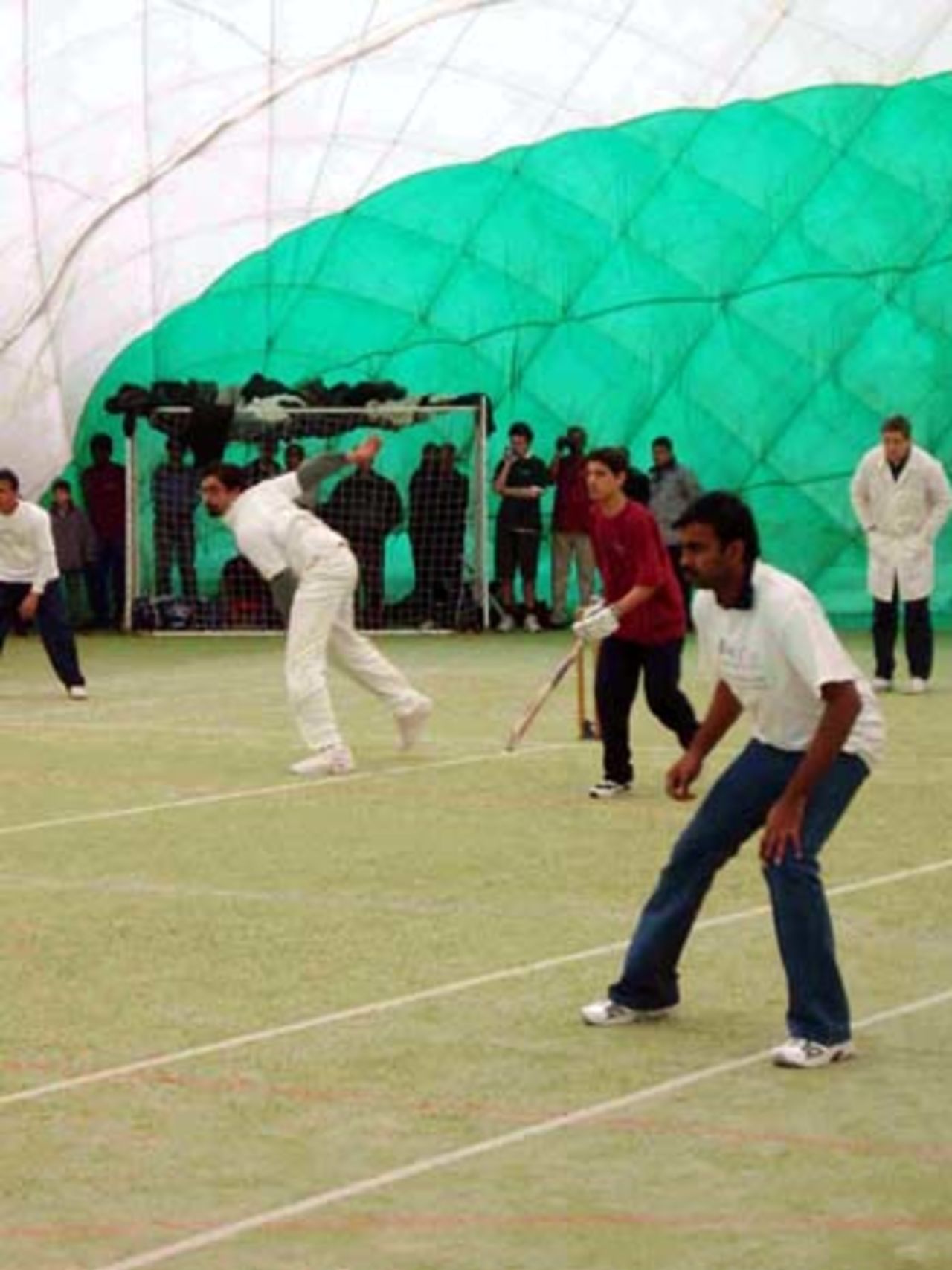 Action from the Indoor League