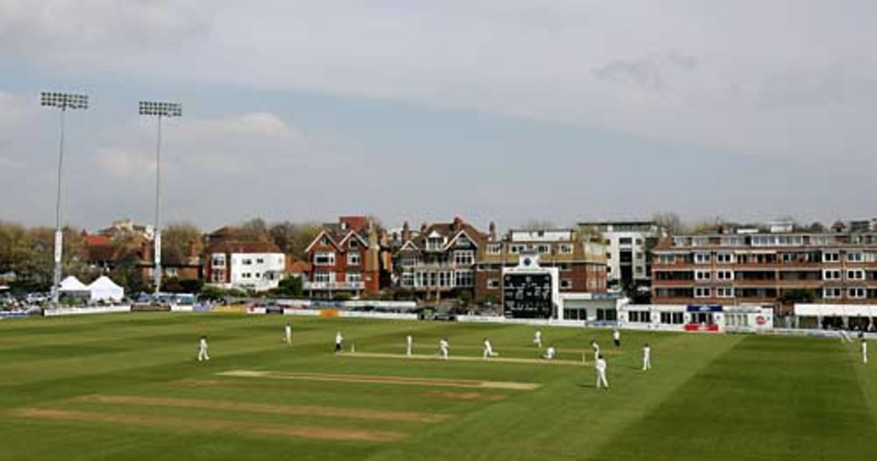 General view of Hove Cricket Ground, April 20, 2005 