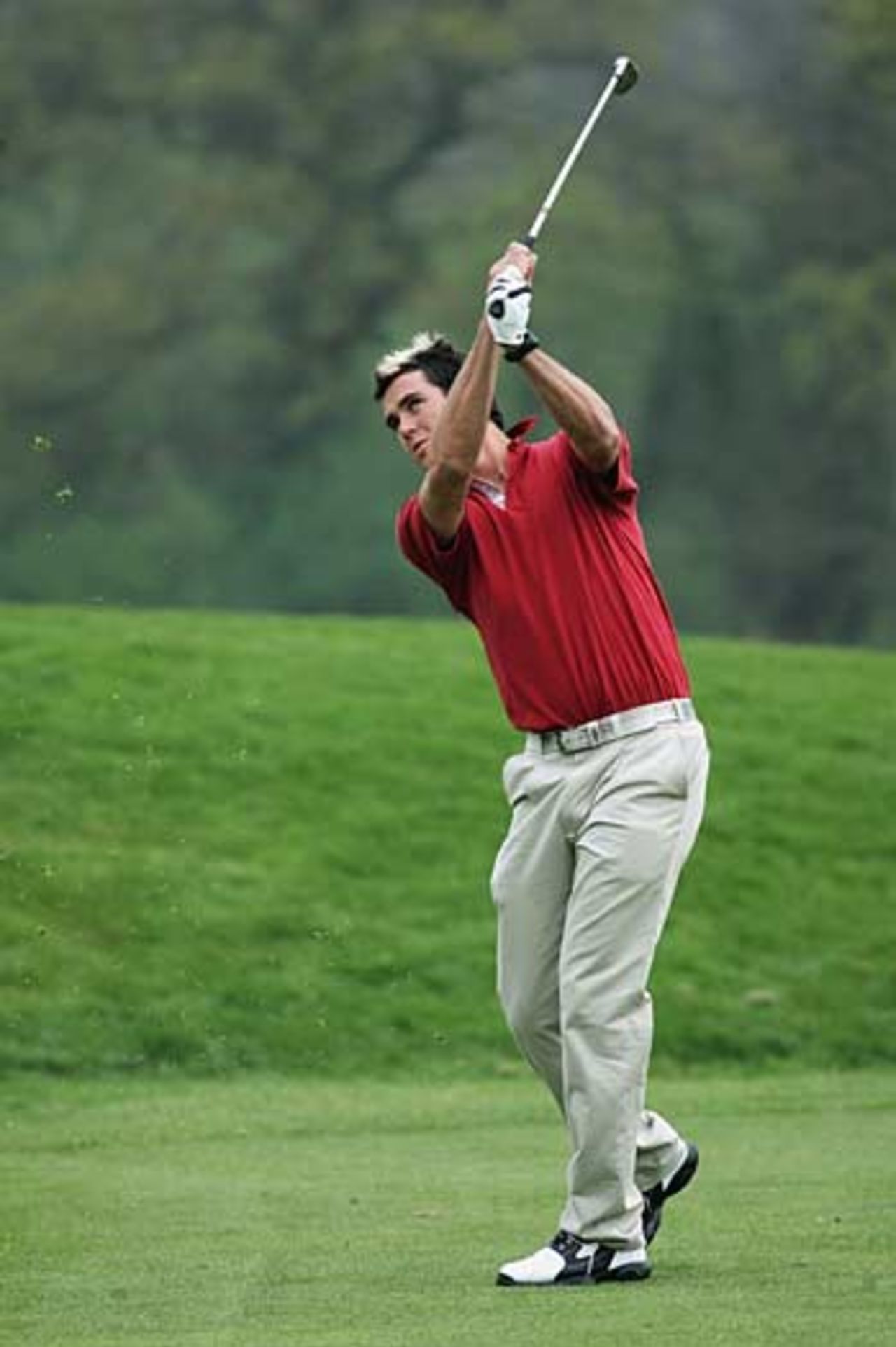 Kevin Pietersen in action during the Michael Vaughan Golf Day, The Forest of Arden Country Club, April 25, 2005