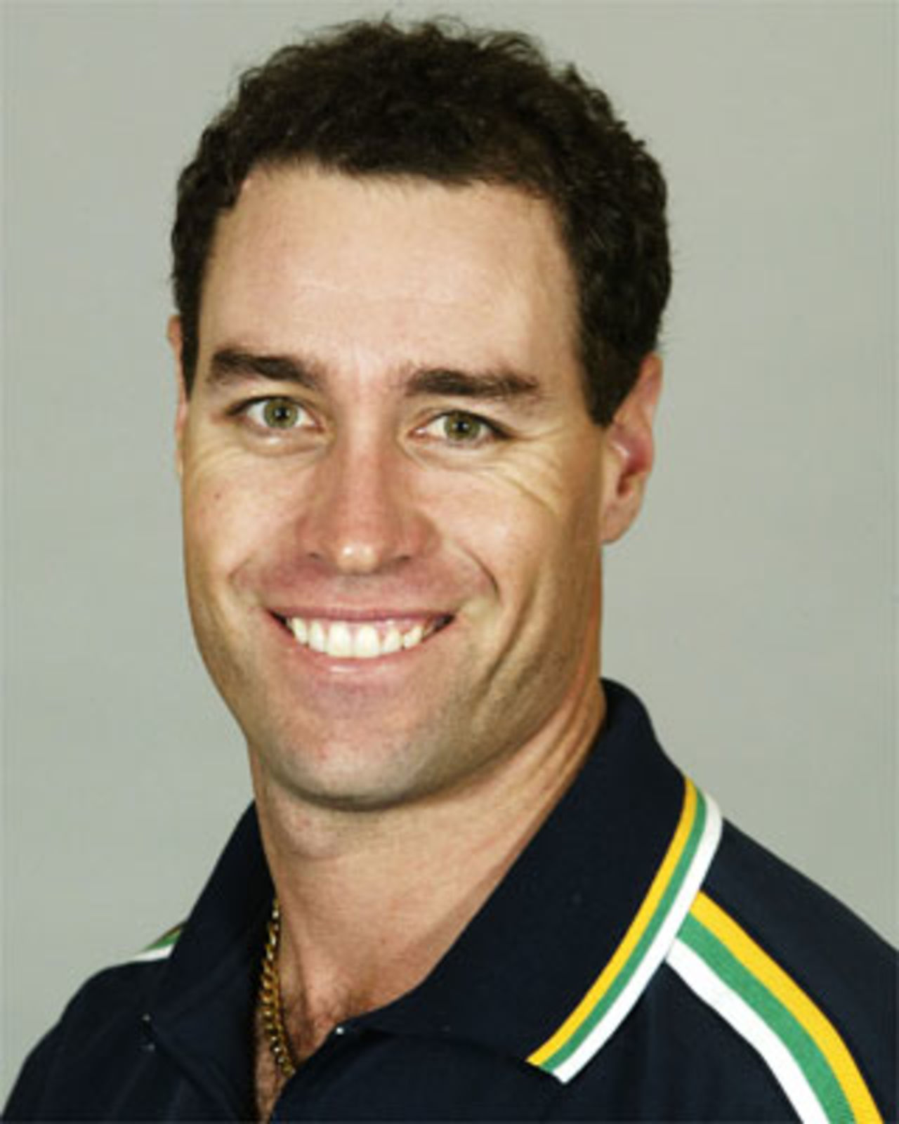 Michael Bevan of Australia poses for a portrait during the Australian Cricket Team Training Camp at the Hyatt Hotel on October 3, 2003 in Perth, Australia. 