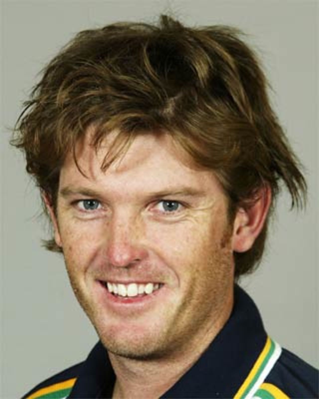 Ian Harvey of Australia poses for a portrait during the Australian Cricket Team Training Camp at the Hyatt Hotel on October 3, 2003 in Perth, Australia.