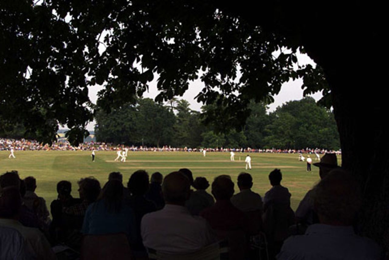 A general view of Arundel during MCC's match against the Australians, 2001