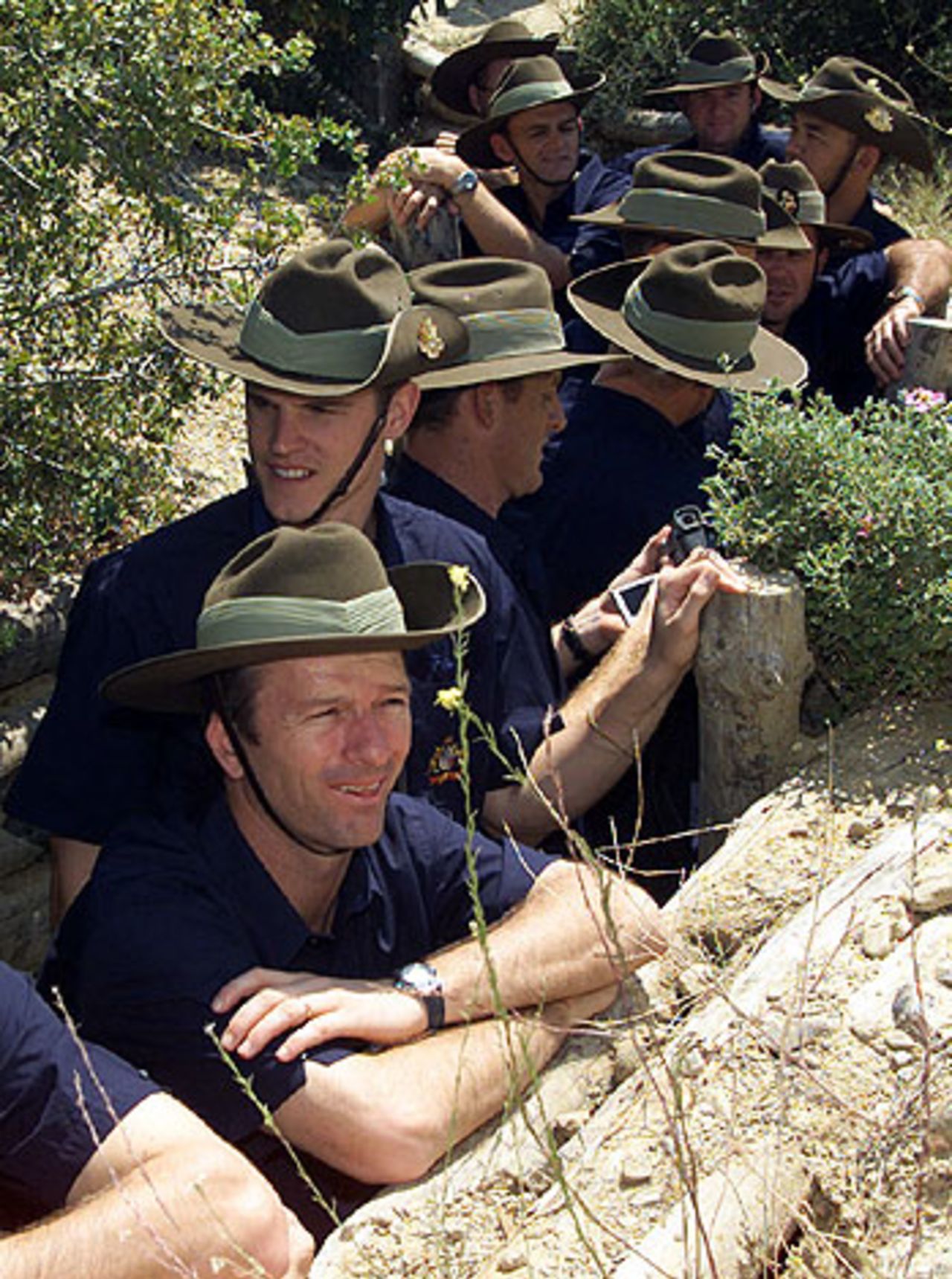 Steve Waugh and the 2001 Aussies in the Gallipoli trenches