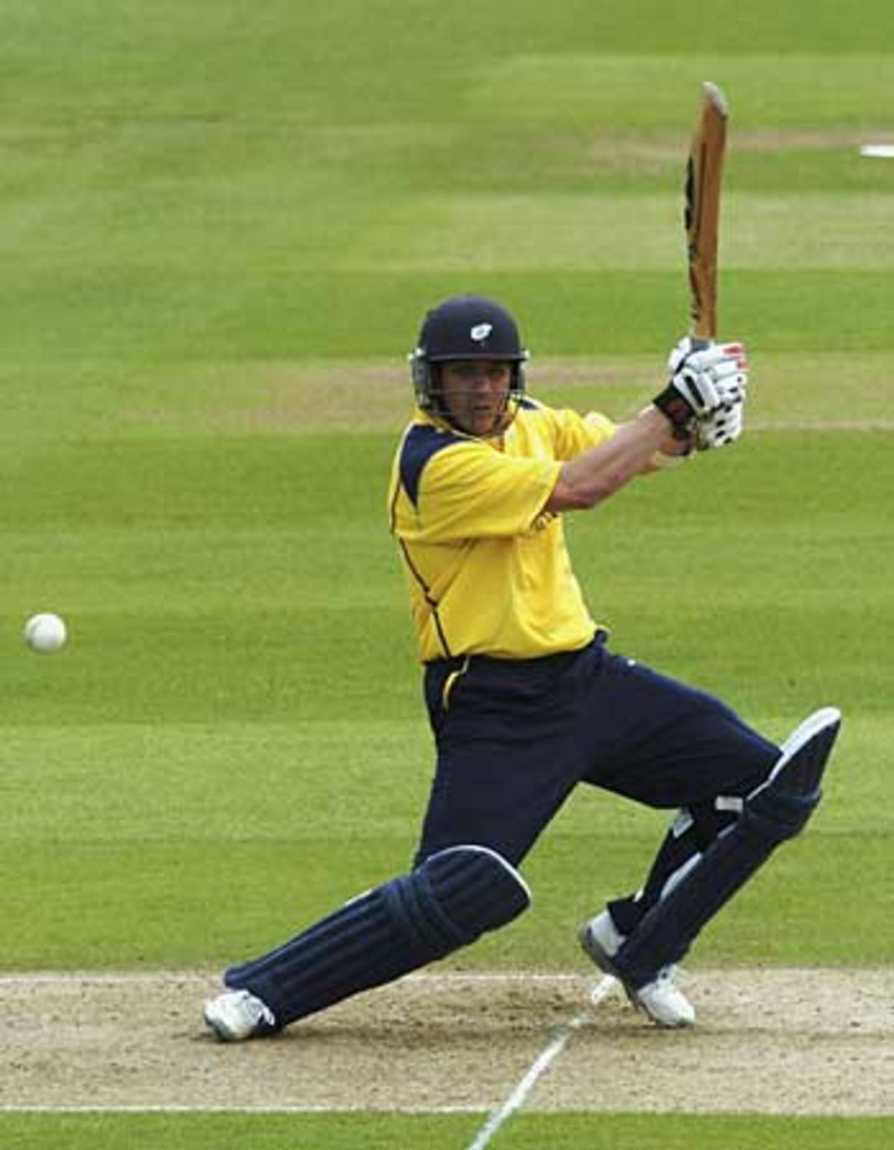 Matthew Wood drives during his innings of 36, Yorkshire v Worcestershire, C&G Trophy, Headingley, May 17