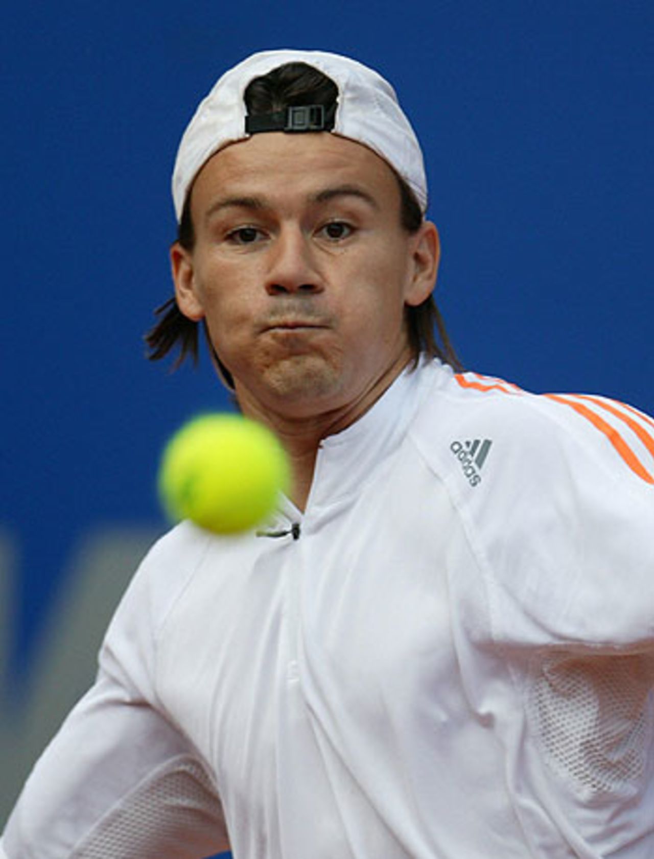 Guillermo Coria in action ahead of the French Open