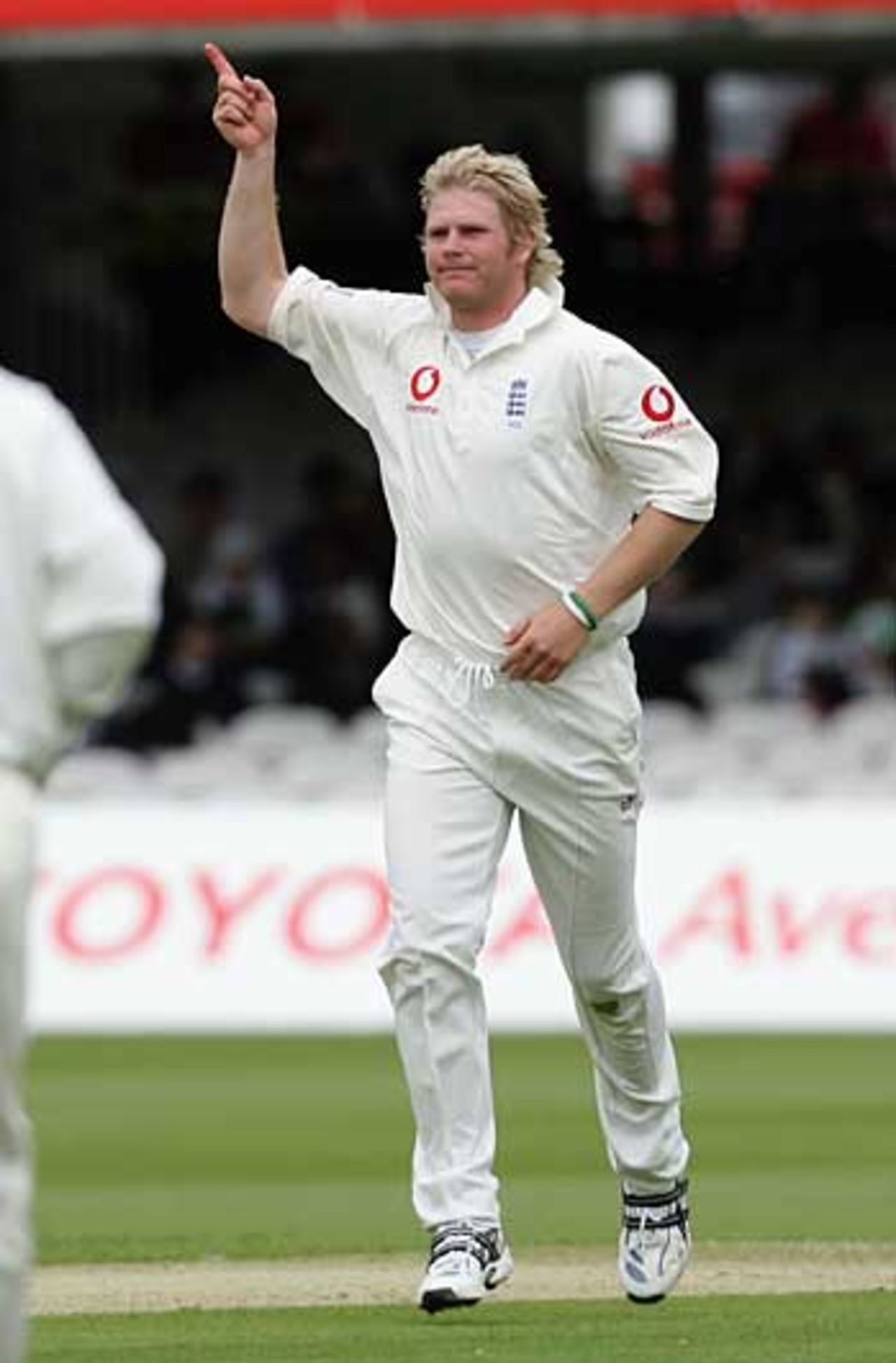 Matthew Hoggard takes one of his four wickets, England v Bangladesh, 1st Test, 1st day, Lord's, May 26